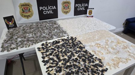 Polícia Civil apreende mais de 3 mil porções de drogas em operação na Vila Maria em São José dos Campos
