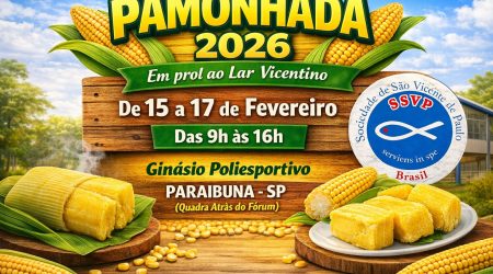 Pamonhada 2026 em Paraibuna reúne voluntários durante o Carnaval para arrecadar recursos ao Lar Vicentino