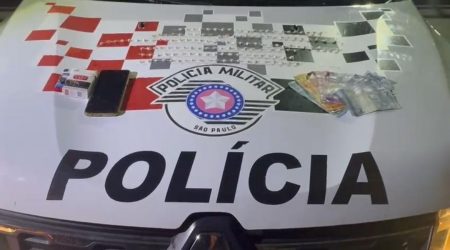 Polícia Militar prendeu suspeito por tráfico de drogas no bairro Campo dos Alemães