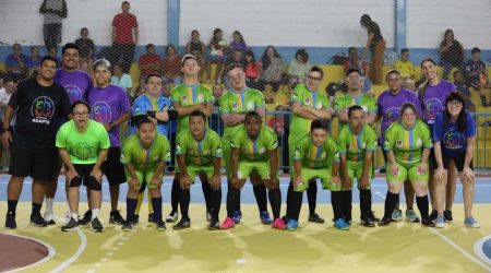 Lorena vence Ponte Preta por 4 a 3 na abertura do Paulista de Futsal Down/ Foto: @martinsfotografia_
