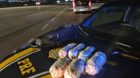 Passageiro é preso com 6 kg de cocaína em ônibus