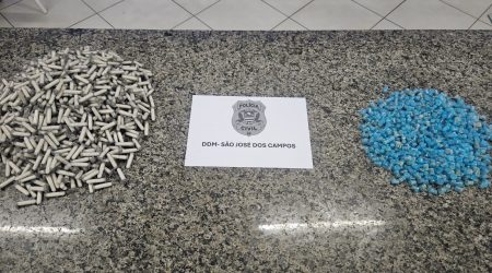 Mais de 3 kg de entorpecentes foram apreendidos em operação em SJC