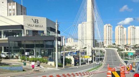 Pista superior da Ponte Estaiada é interditada novamente neste sábado para conclusão de manutenção em São José dos Campos