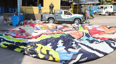 Balão cai em clínica no Jardim Esplanada