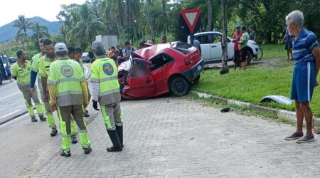 Acidente na Rio-Santos deixa uma vítima fatal em Caraguatatuba