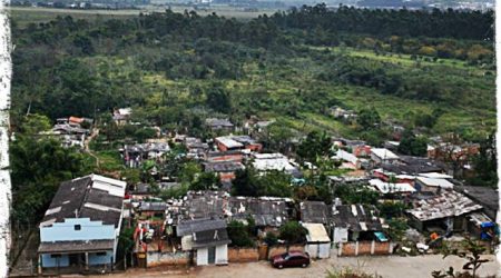 Comunidade do Banhado, na região central da cidade / Foto: Banhado Resiste