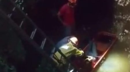 Mulher cai em rio com forte correnteza e é resgatada por bombeiros em Campos do Jordão