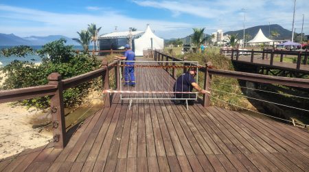 Por risco de desabamento, deck no Massaguaçu, em Caraguá, é interditado!