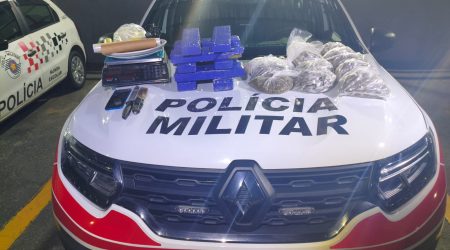 PM apreende mais de 11 kg de drogas em casa usada pelo tráfico em São José dos Campos