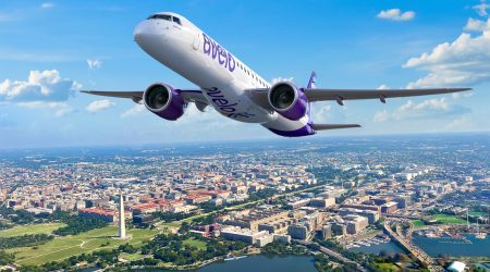 Avelo encomenda Embraer E195-E2 em pedido de US$ 4,4 bi, marcando estreia da aeronave nos EUA e expansão da malha aérea.