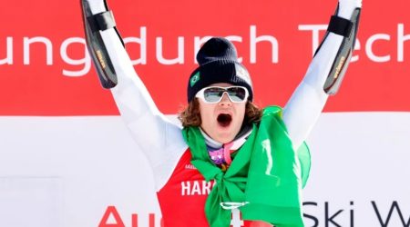 Lucas Pinheiro conquista ouro no slalom gigante da Copa do Mundo na Eslovênia e mantém disputa pelo título