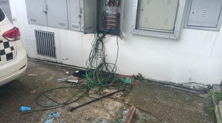 Furtador de fios é preso em flagrante na avenida Ademar de Barros nesta sexta-feira treze!