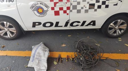 Ocorrência no Jardim São Dimas: cabos e alicates furtados