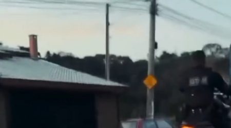 Moto foi apreendida / Foto: reprodução Ocorrências 24h