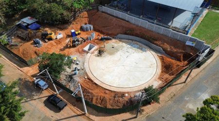 Sabesp amplia redes e constrói reservatório de 2 milhões de litros em Taubaté