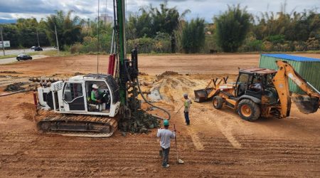 Base do Corpo de Bombeiros de Tremembé começa a ser construída