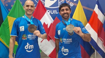 Atletas do Judô São José conquistaram bronze no Pan-Americano de kata no Equador