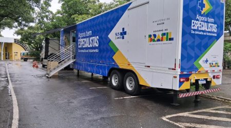 Carreta de tomografia em SJC realiza exames gratuitos/ Foto: PMSJC