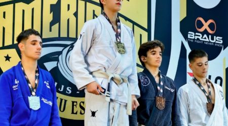 Aos 15 anos Kalebe Zanqui, de São José, é campeão Sul-Americano de Jiu-Jitsu
