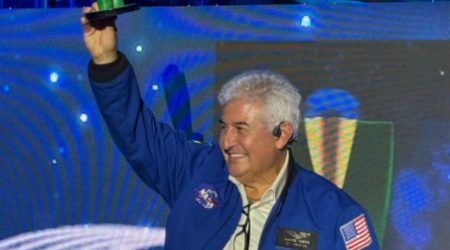 Astronauta Brasileiro, Marcos Pontes recebe troféu #BrazilsBest Peace Award