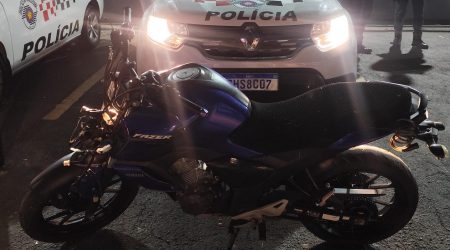 Moto furtada é recuperada pela PM na zona sul de São José dos Campos