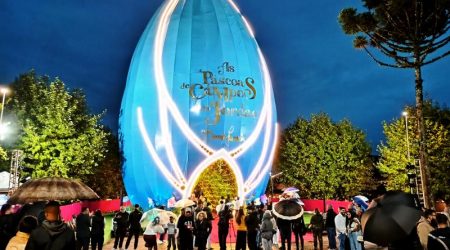 Ovo gigante de Páscoa em Campos do Jordão pode entrar no Guinness