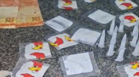 Cocaína embalada com imagem do Pica-Pau é apreendida em Caçapava!