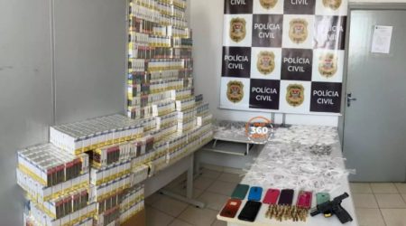 Operação Novo Vale prende 2 e apreende 154 mil cigarros na RM Vale do Paraíba