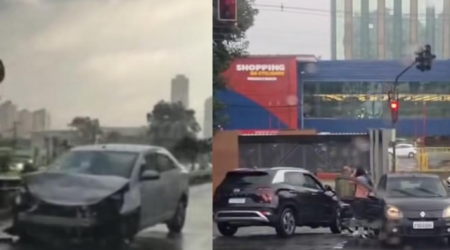 Chuva atinge São José nesta sexta-feira e dois acidentes são registrados