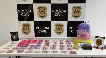 Polícia Civil desmantela ponto de tráfico e apreende arsenal de drogas na zona norte de São José