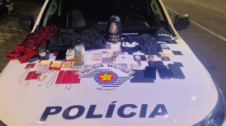 Polícia Militar prende quadrilha envolvida em roubo à residência em Lorena