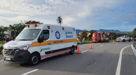 Motociclista tem perna amputada após acidente na Rodovia dos Tamoios, em Caraguatatuba