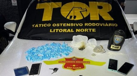 Quadrilha é presa com cocaína, skunk e haxixe na Rodovia dos Tamoios