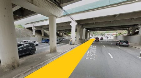 Rua Paraibuna é interditada a partir de quarta-feira para obras de ampliação da Via Dutra