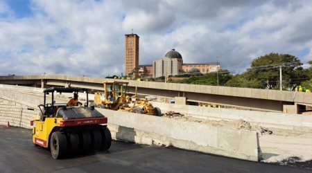 Principal destino religioso do Brasil, Aparecida testa novo viaduto!