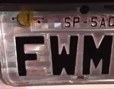 Placa adulterada é flagrada por câmera inteligente e homem é preso em São José dos Campos