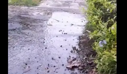 Agua jorrando