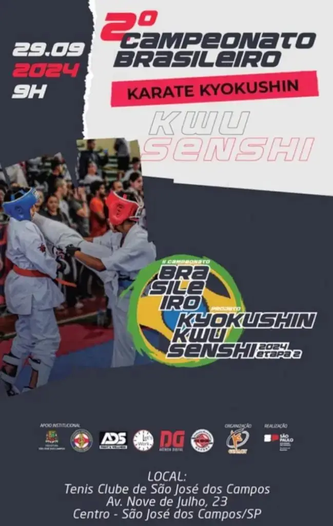 São José dos Campos sedia 2° Campeonato Brasileiro de Karatê Kyokushin