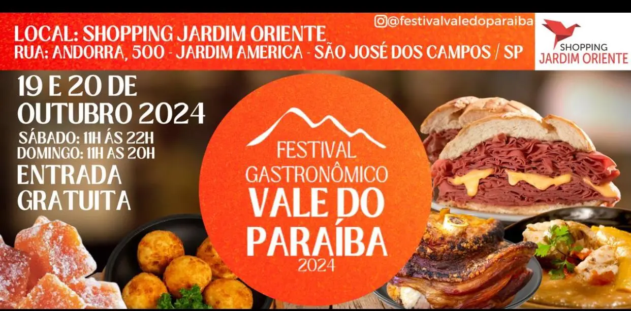 Festival Gastronômico Vale do Paraíba agita Shopping Jardim Oriente 