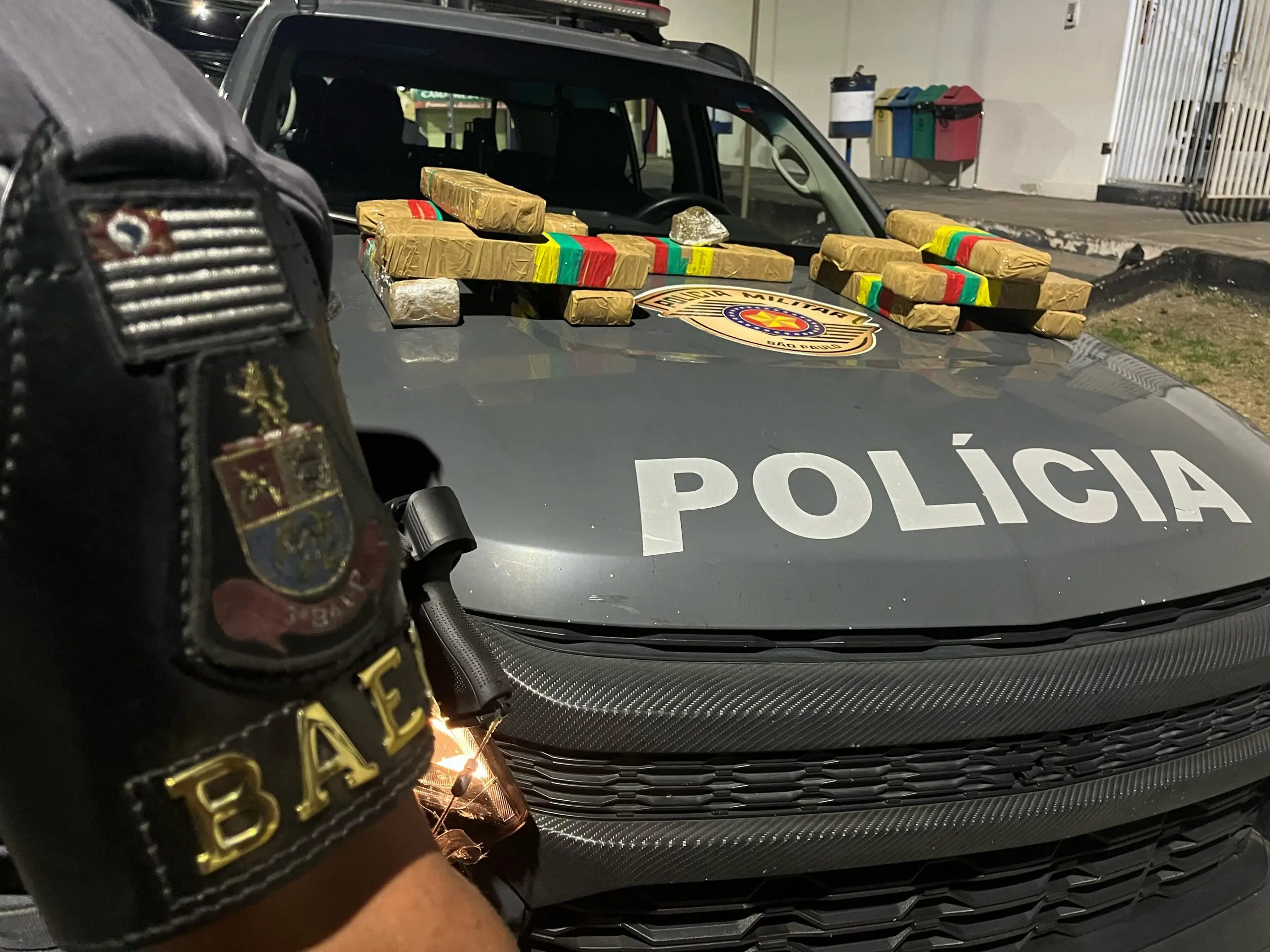 Traficante é preso com 12,6kg de maconha em Caçapava