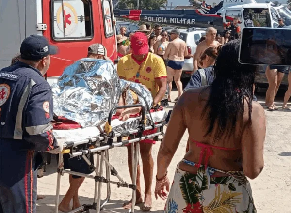 Acidente com disco boat deixa turista joseense ferida na praia da Maranduba, em Ubatuba