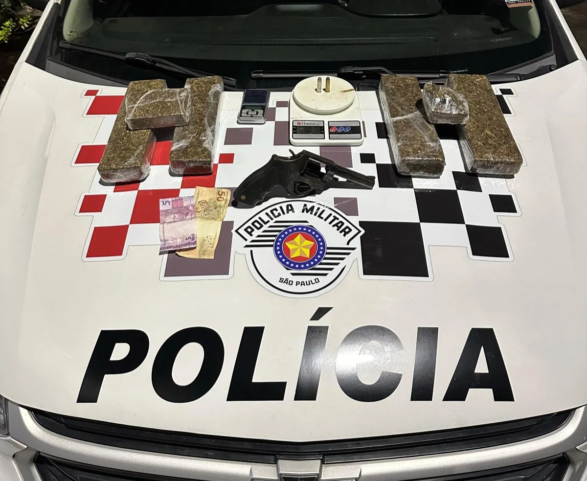 Foragido da Justiça é preso em Ubatuba com arma e drogas