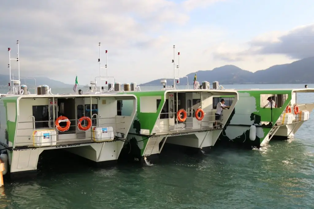 Aquabus amplia operação e inicia embarque e desembarque no terminal da balsa