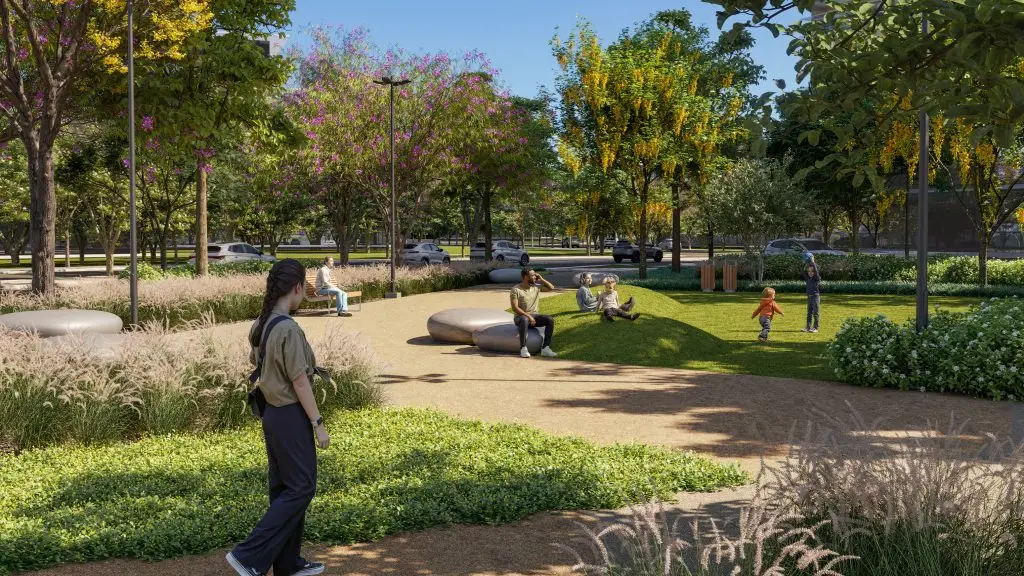 Parque UNA aposta em uso misto, fachadas ativas e ruas vivas