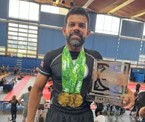 Professor de São José dos Campos é campeão mundial de Jiu-Jitsu