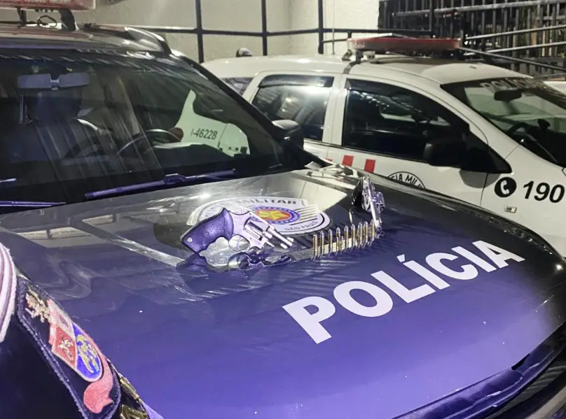 Casal de criminosos com duas armas é preso pelo BAEP em São José dos Campos