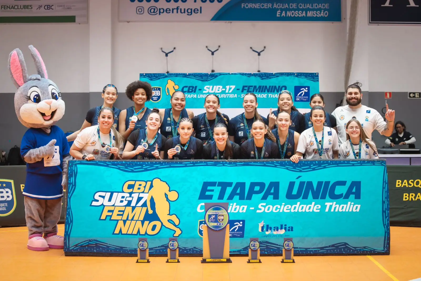 Invicto São José Basketball feminino é campeão brasileiro sub-17