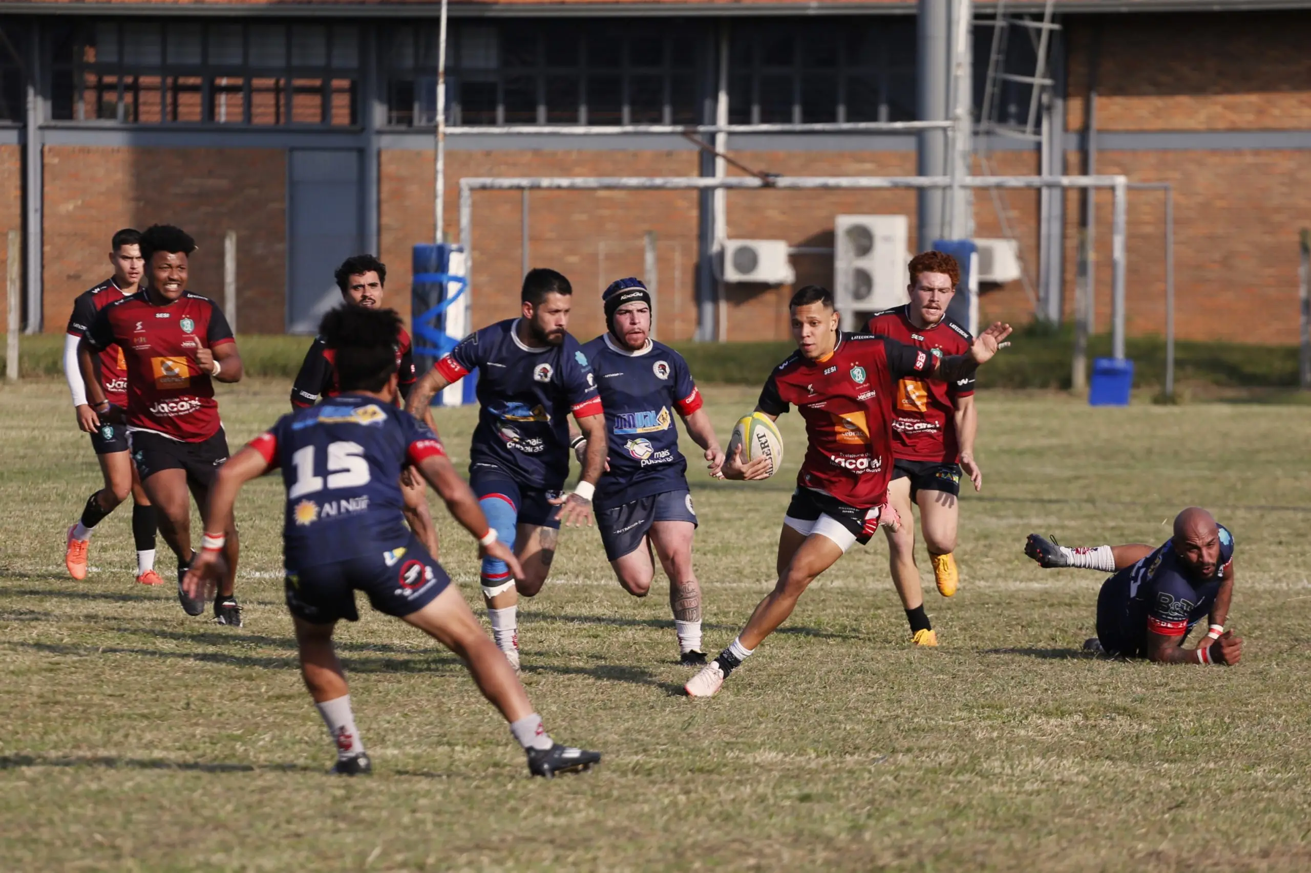 Fora de casa e de lavada, Jacareí Rugby vence Charrua e segue líder no Brasileiro