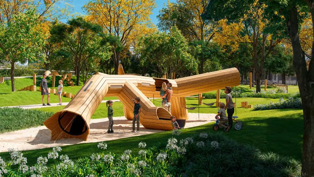 Playground do Parque UNA terá design inovador criado por empresa holandesa