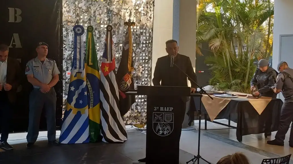 Com presença de Felicio, 3º Baep inaugura prédio com alojamentos em SJC